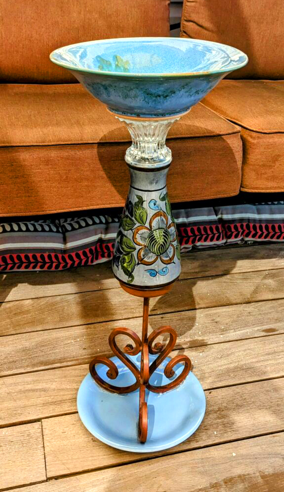 Item #0251 — Brown,Blue,Bronze, 29 in