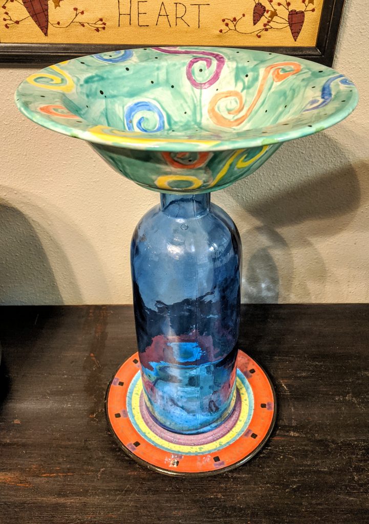 Item #0032 — Green,Pink,Blue, 17 in