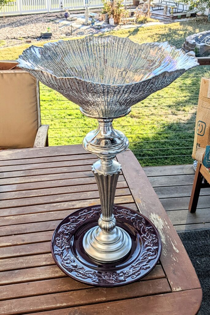 Item #0498 — Silver,Purple, 22 in