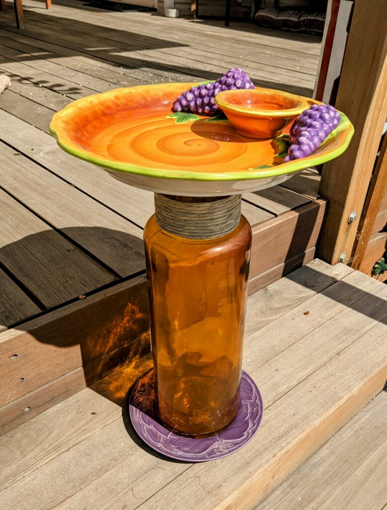 Item #0144 — Orange,Purple, 21 in