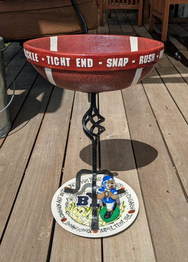 Item #0206 — Brown,Blue, 20 in