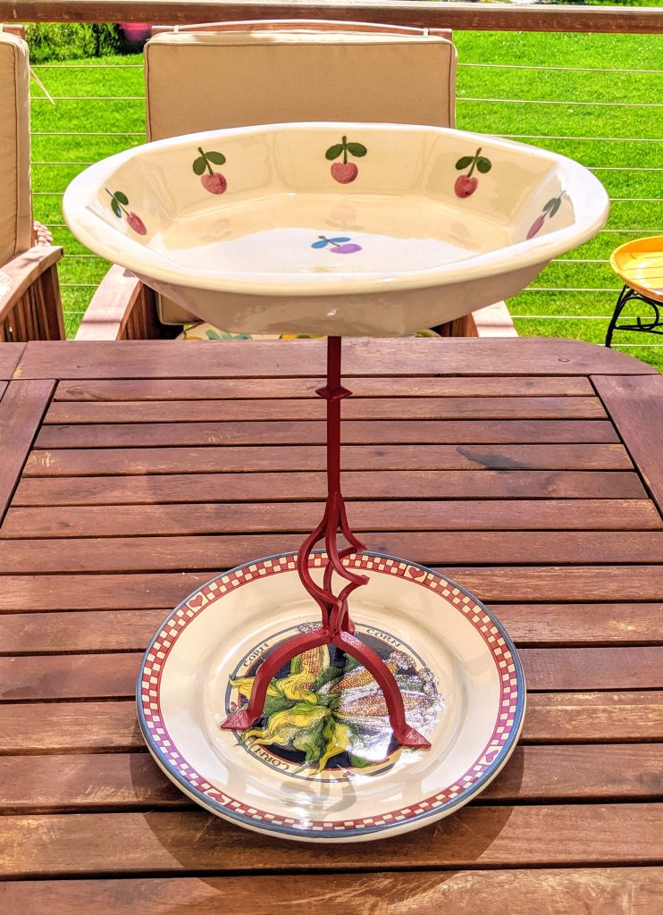 Item #0617 — Green,Red,Tan, 15 in