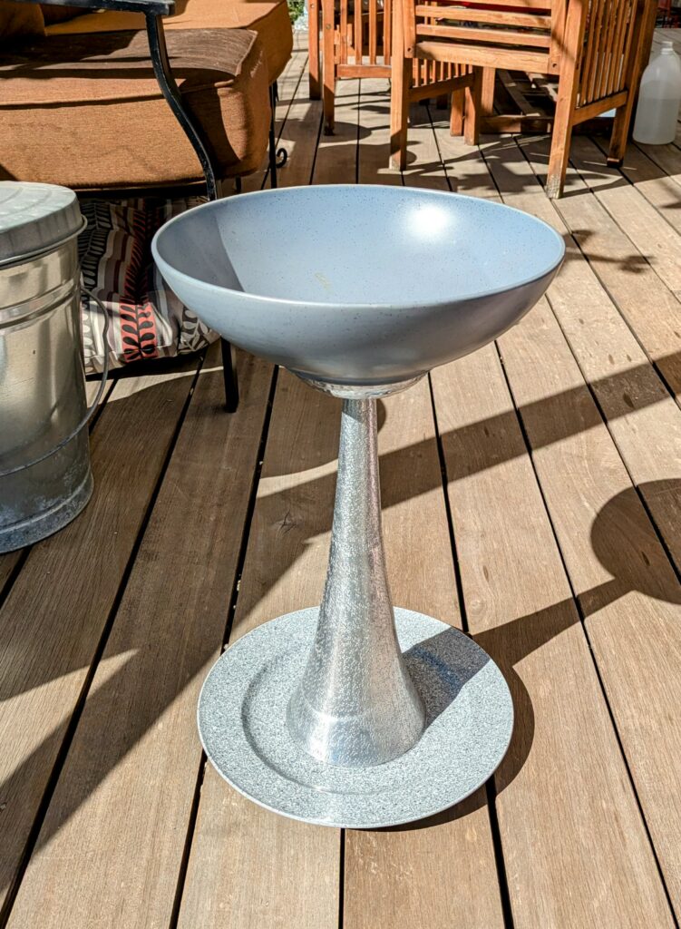 Item #0538 — Silver,Gray, 21 in