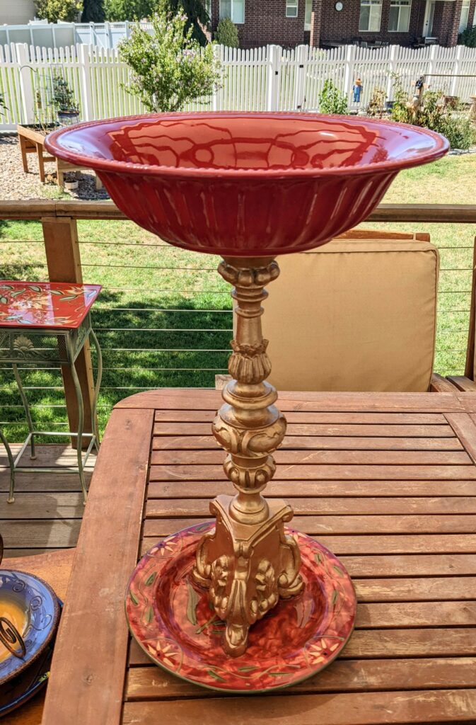 Item #0641 — Red,Gold, 23 in