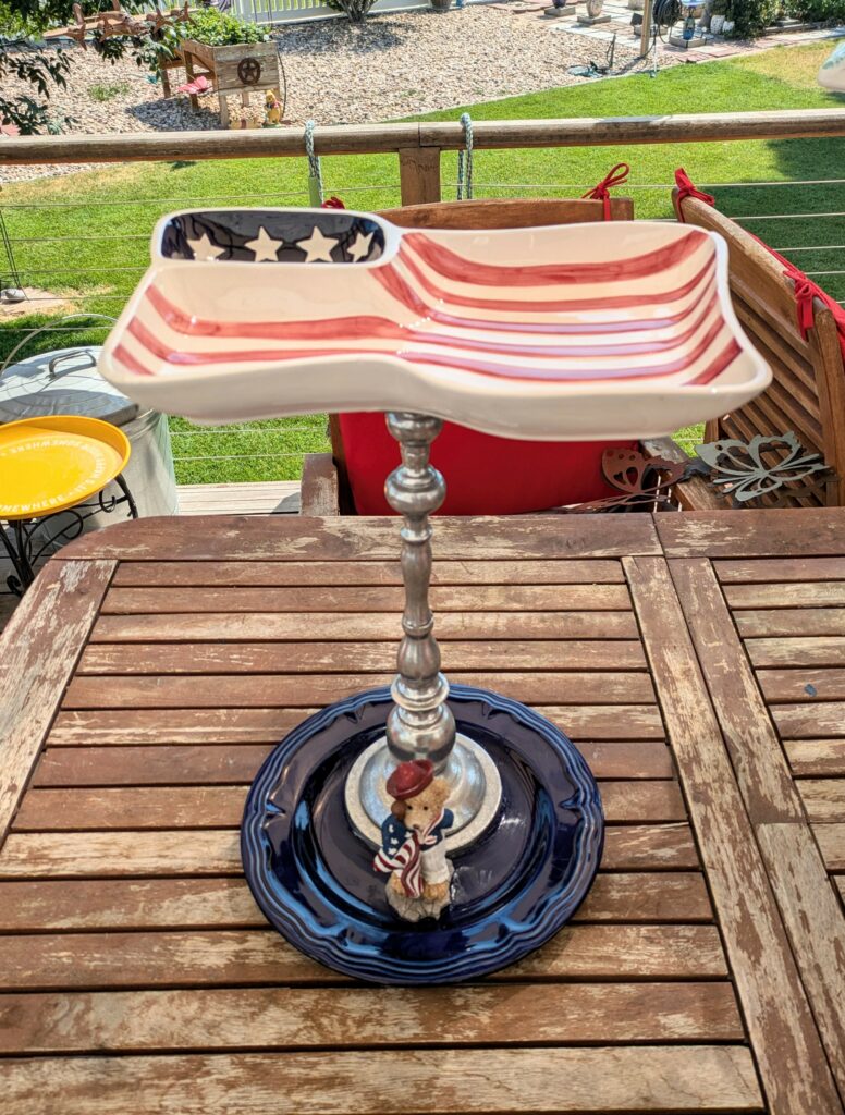 Item #0187 — Red,Blue,Rwb, 17 in