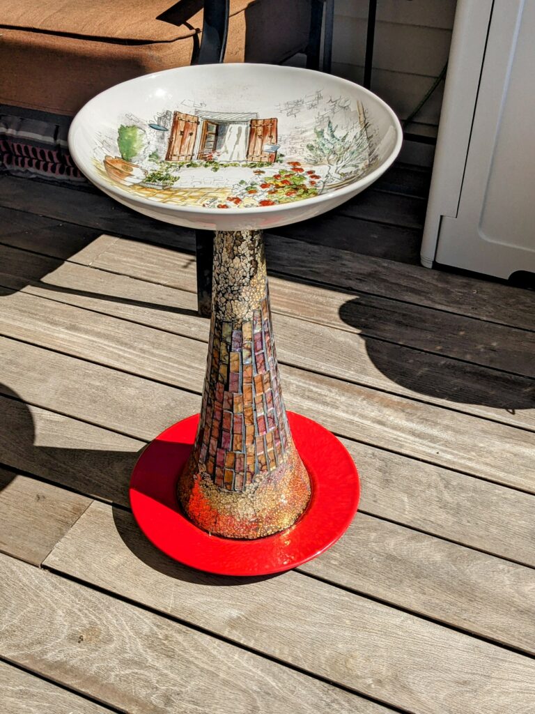 Item #0166 — Red,Gold, 23 in