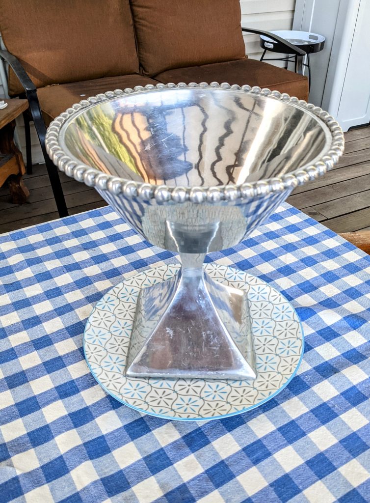 Item #0712 — Silver,Blue,Gray, 11 in