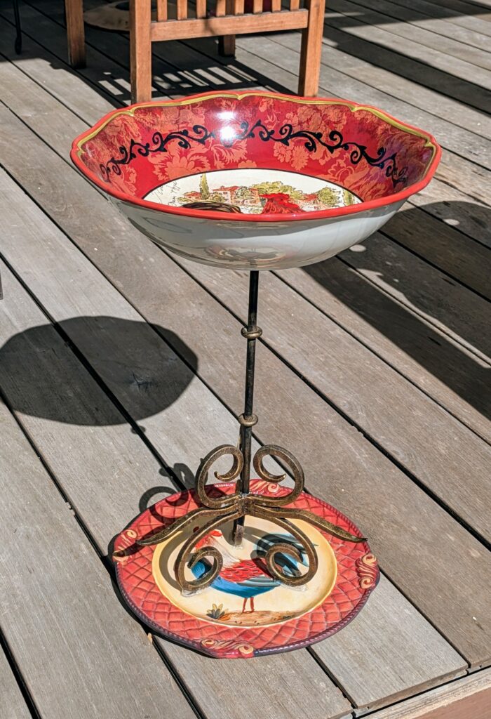 Item #0400 — Red,Bronze, 20 in