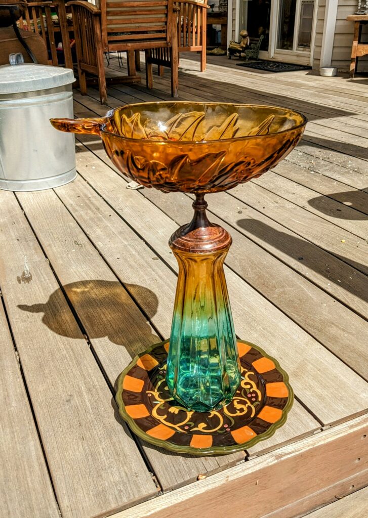 Item #0138 — Brown,Green,Orange,Yellow,Blue, 19 in