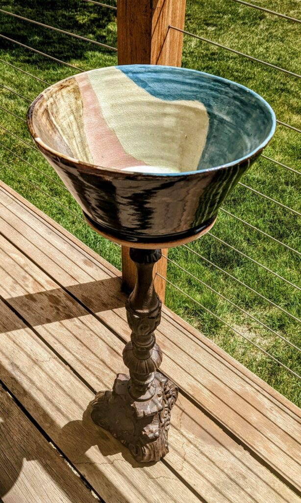 Item #0314 — Brown,Pink,Blue,Gray,Tan,Bronze, 26 in