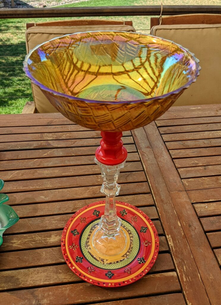 Item #0758 — Orange,Yellow,Red, 17 in