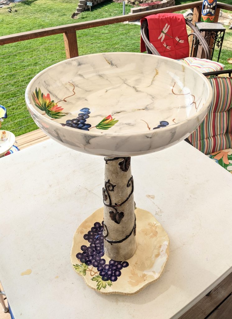 Item #0205 — Purple,White,Tan, 23 in