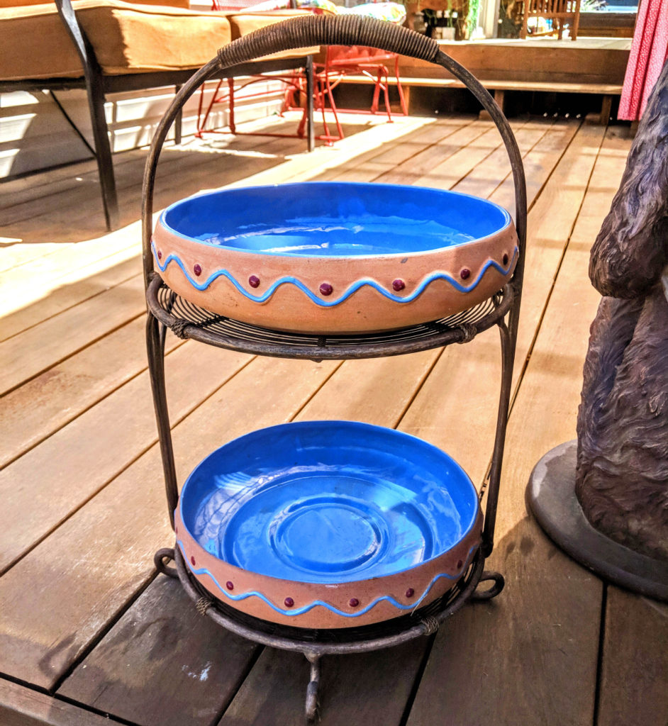 Item #0333 — Blue,Tan, 20 in