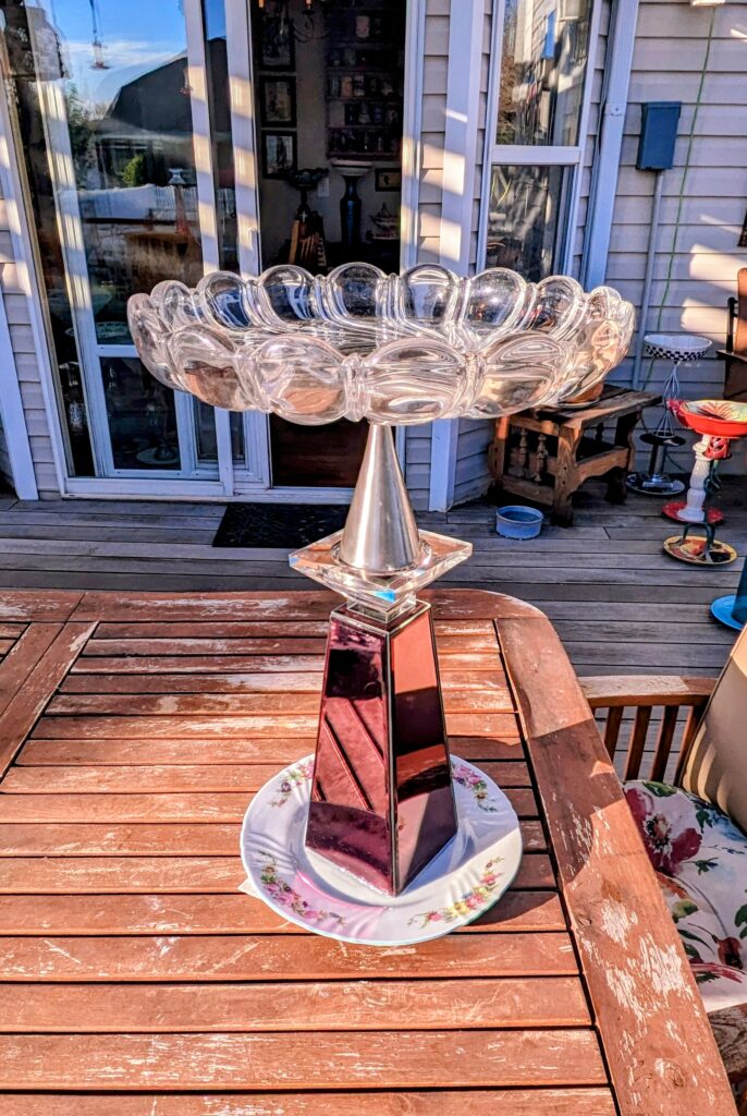 Item #0244 — Silver,Purple,Clear, 20 in