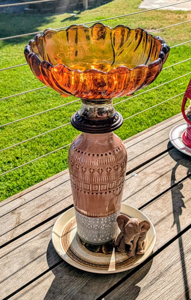 Item #0134 — Orange,Tan, 20 in