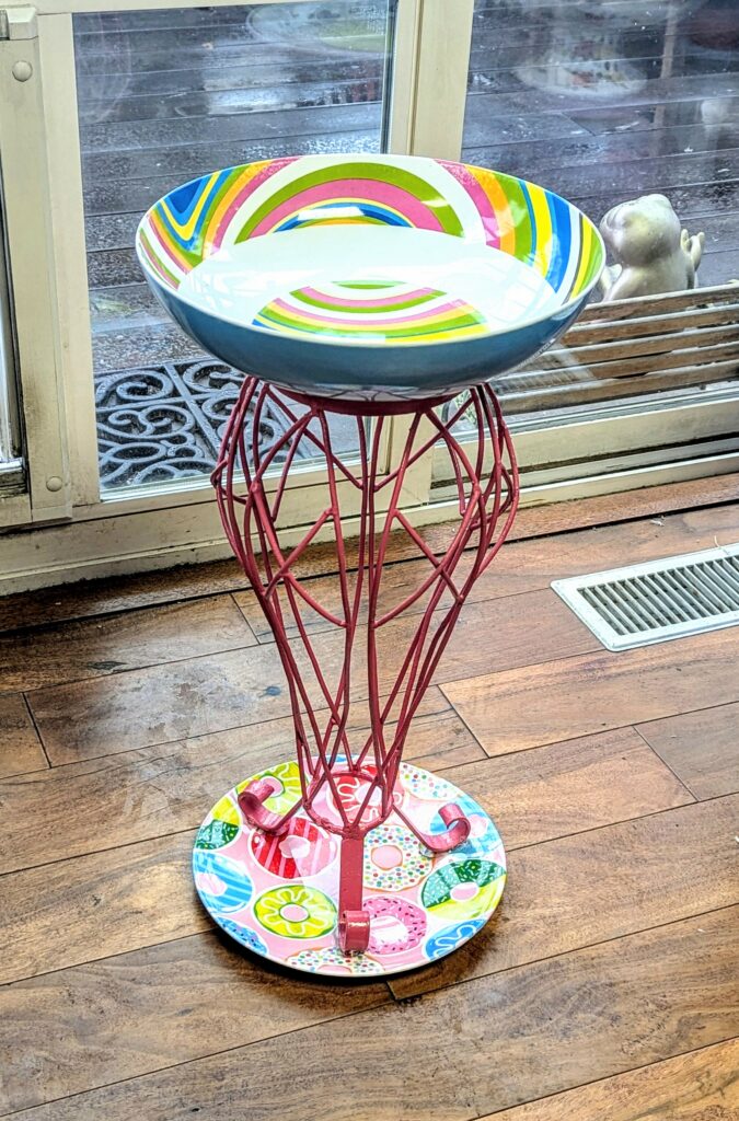 Item #0592 — Pink,Blue, 23 in