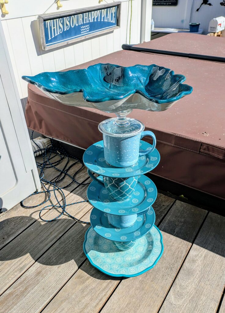 Item #0644 — Green,Blue, 23 in