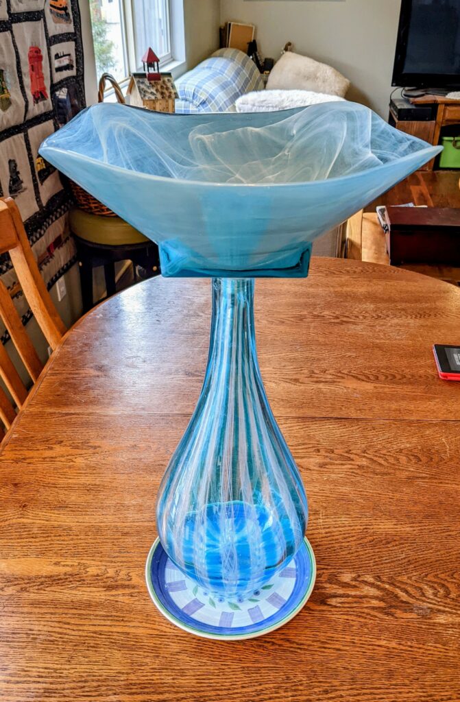 Item #0718 — Blue, 23 in