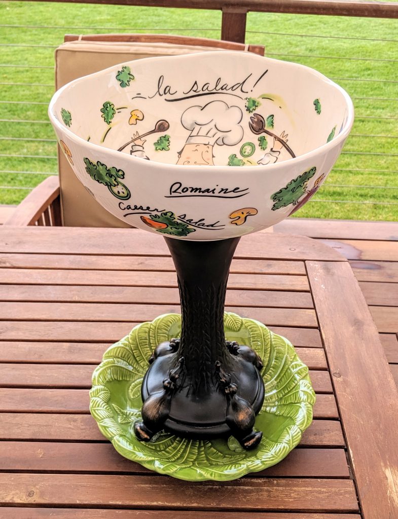 Item #0129 — Green,White, 17 in