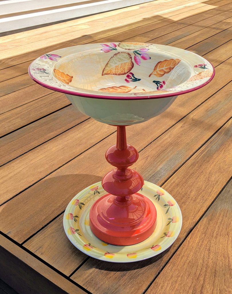 Item #0216 — Orange,Tan, 15 in