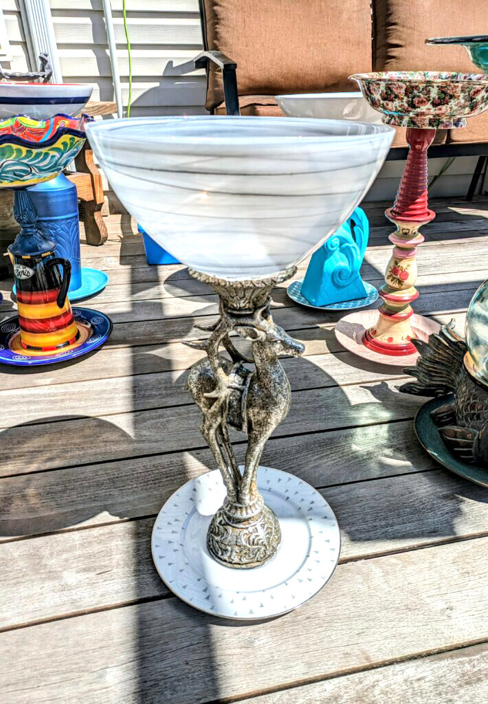 Item #0116 — Silver,Gray,White, 22 in