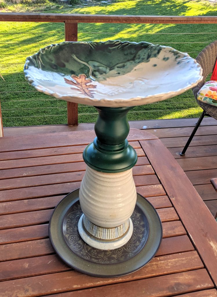 Item #0624 — Green,Tan, 17 in