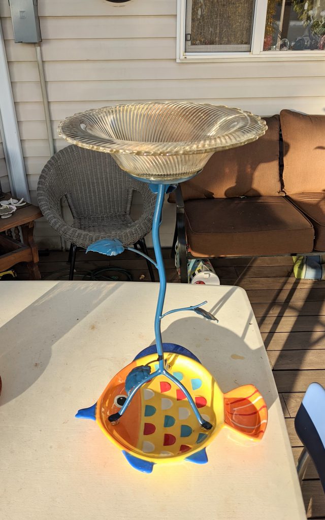 Item #0579 — Orange,Yellow,Blue,Clear, 23 in