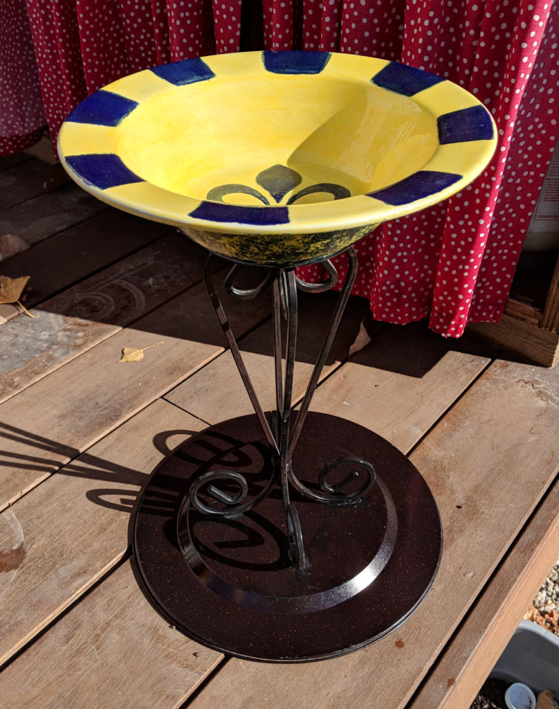 Item #0038 — Yellow,Blue, 16 in