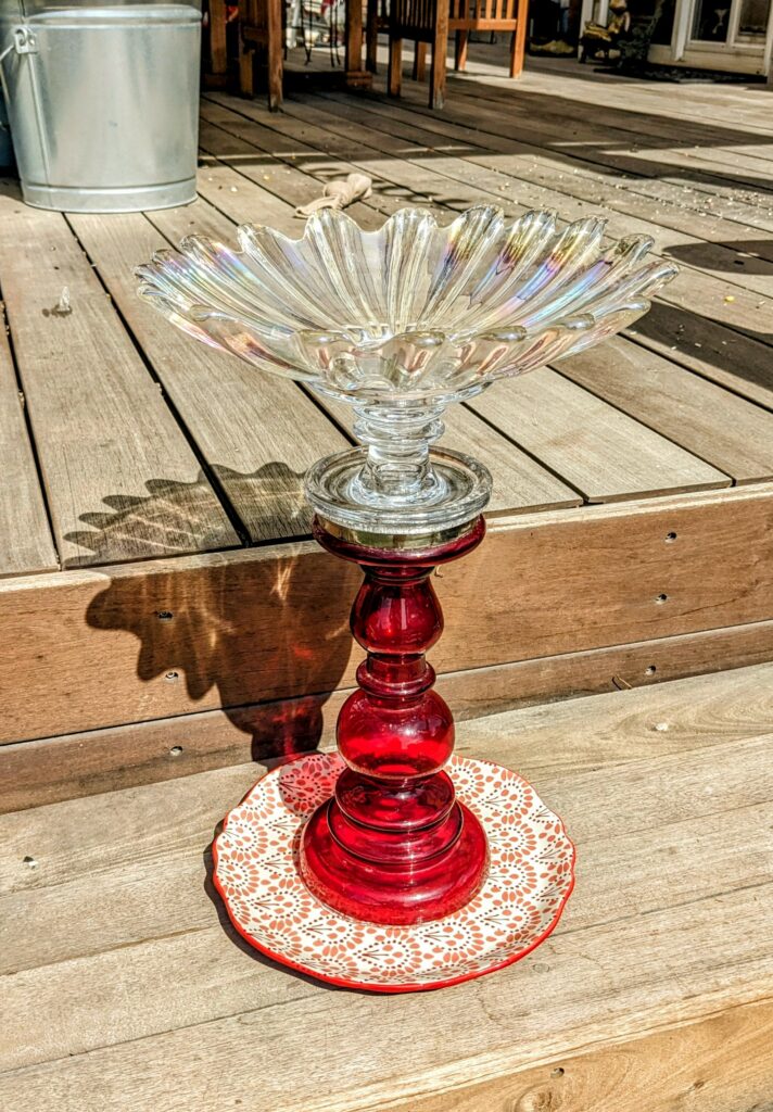 Item #0173 — Red,Clear, 17 in