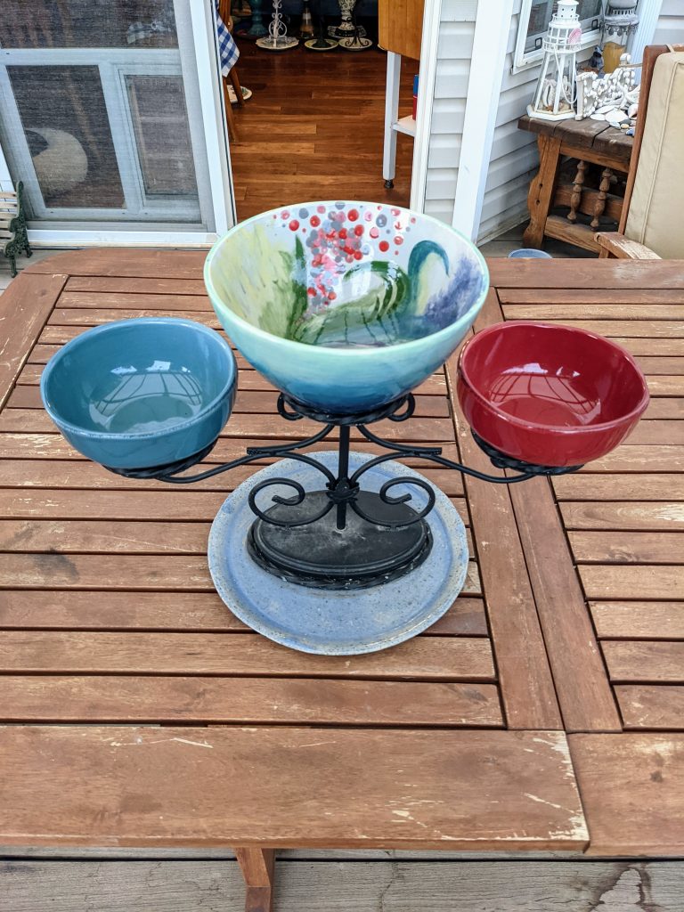 Item #0670 — Green,Red,Blue, 13 in