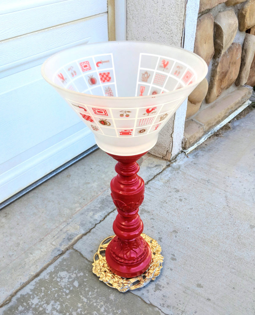 Item #0403 — Orange,Red,Gold,Clear, 21 in