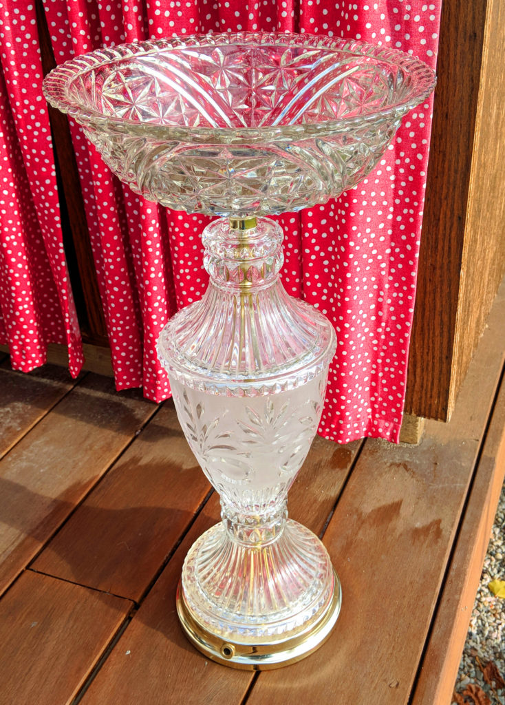 Item #0077 — Clear, 21 in