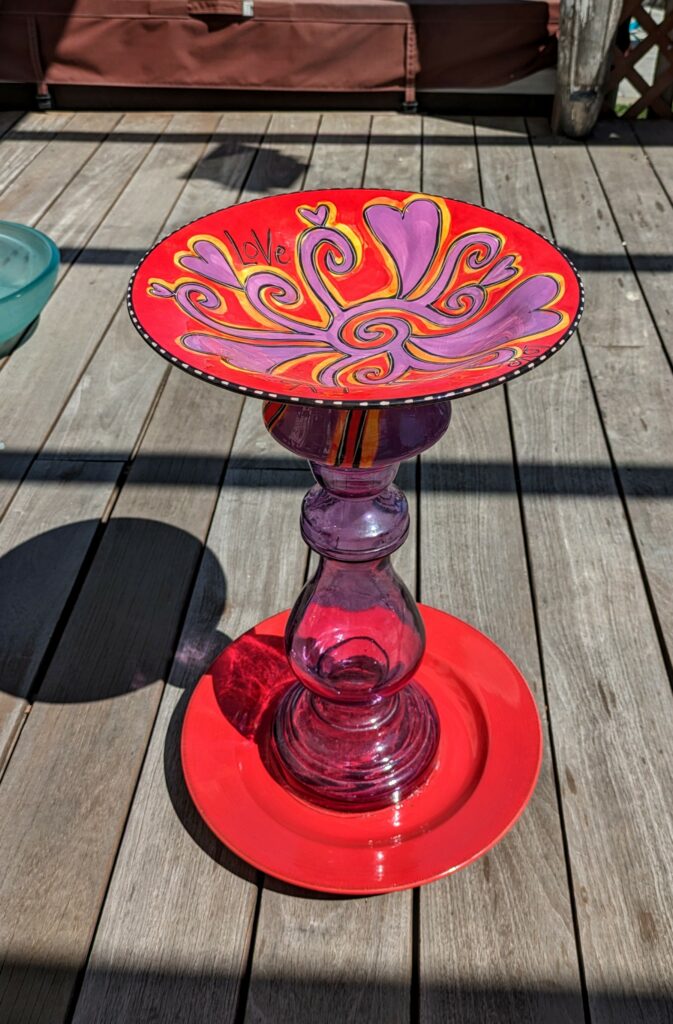 Item #0083 — Red,Purple, 21 in