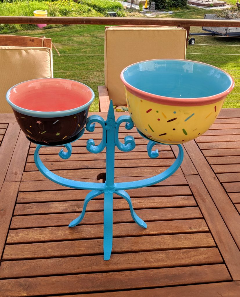 Item #0532 — Brown,Yellow,Pink,Blue, 16 in