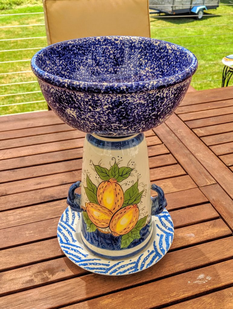 Item #0220 — Yellow,Blue,White, 13 in