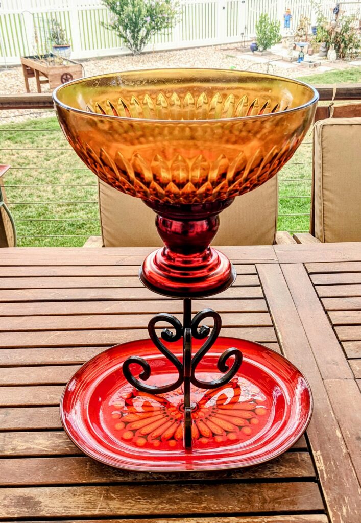 Item #0613 — Orange,Red, 17 in