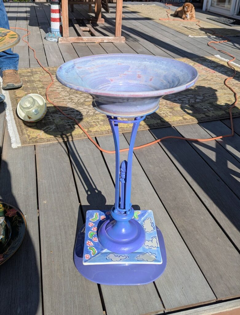 Item #0354 — Blue,Purple, 20 in