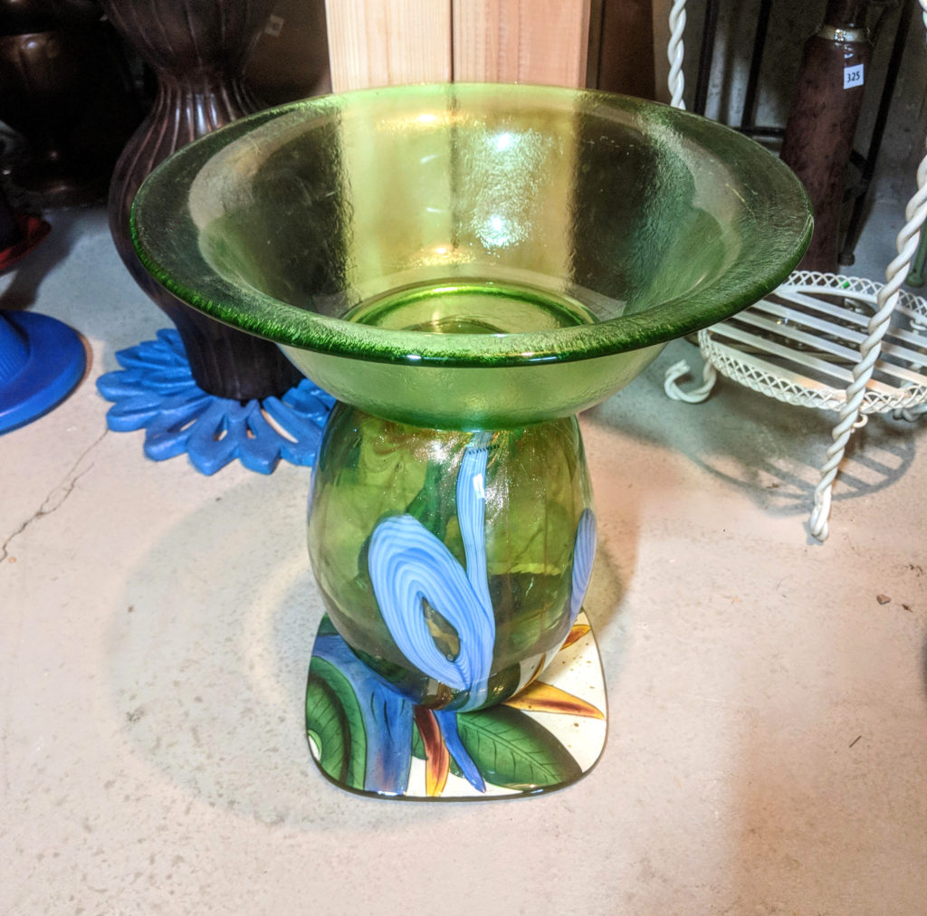 Item #0376 — Green,Blue, 15 in