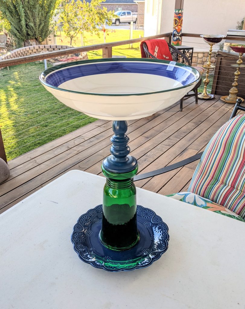 Item #0194 — Green,Blue, 19 in