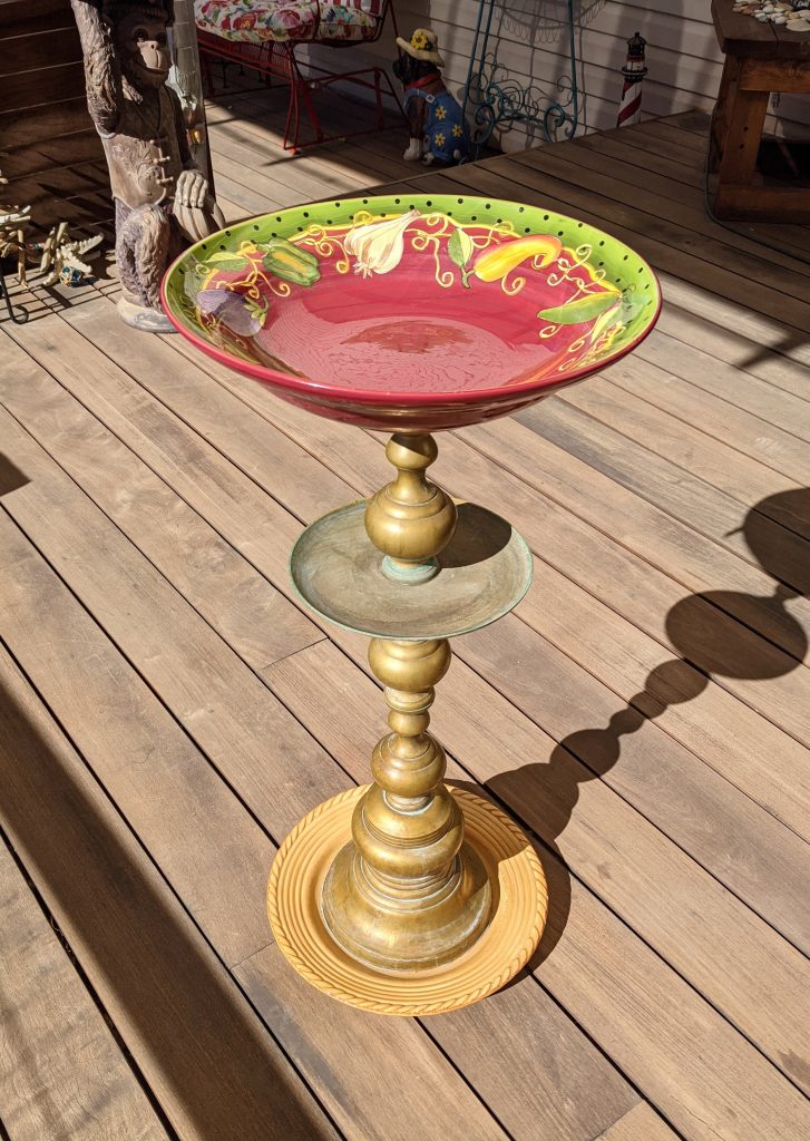 Item #0565 — Green,Red,Copper, 31 in