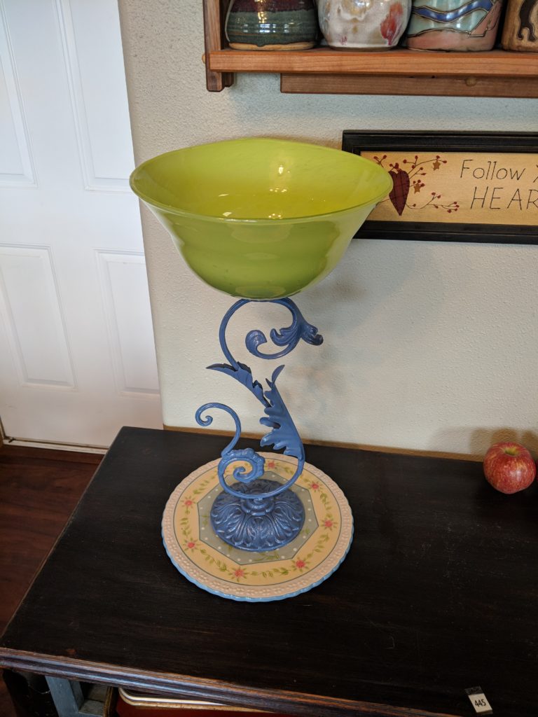 Item #0445 — Green,Blue, 21 in