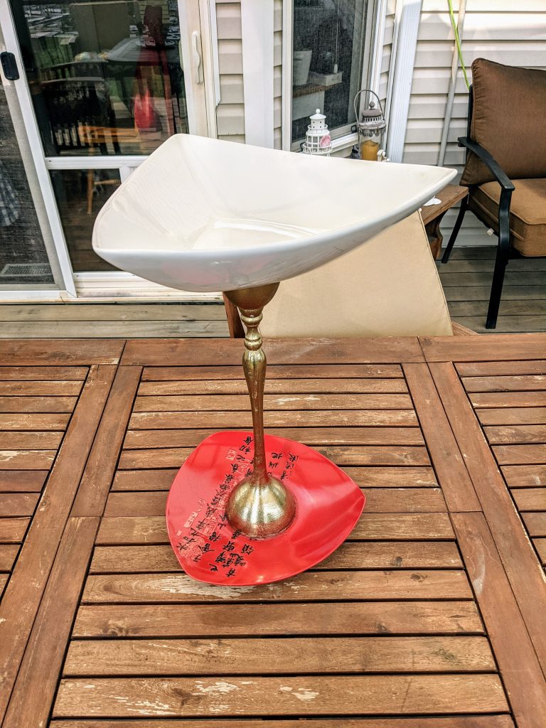 Item #0691 — Red,Gold,White, 20 in