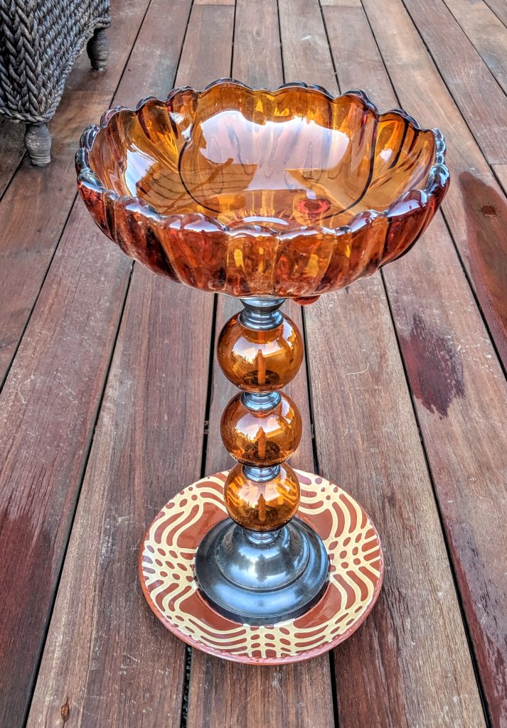 Item #0560 — Brown,Orange, 19 in