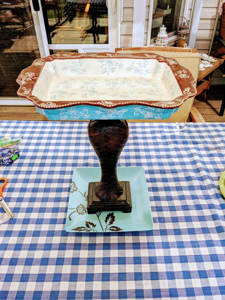 Item #0705 — Brown,Blue, 19 in