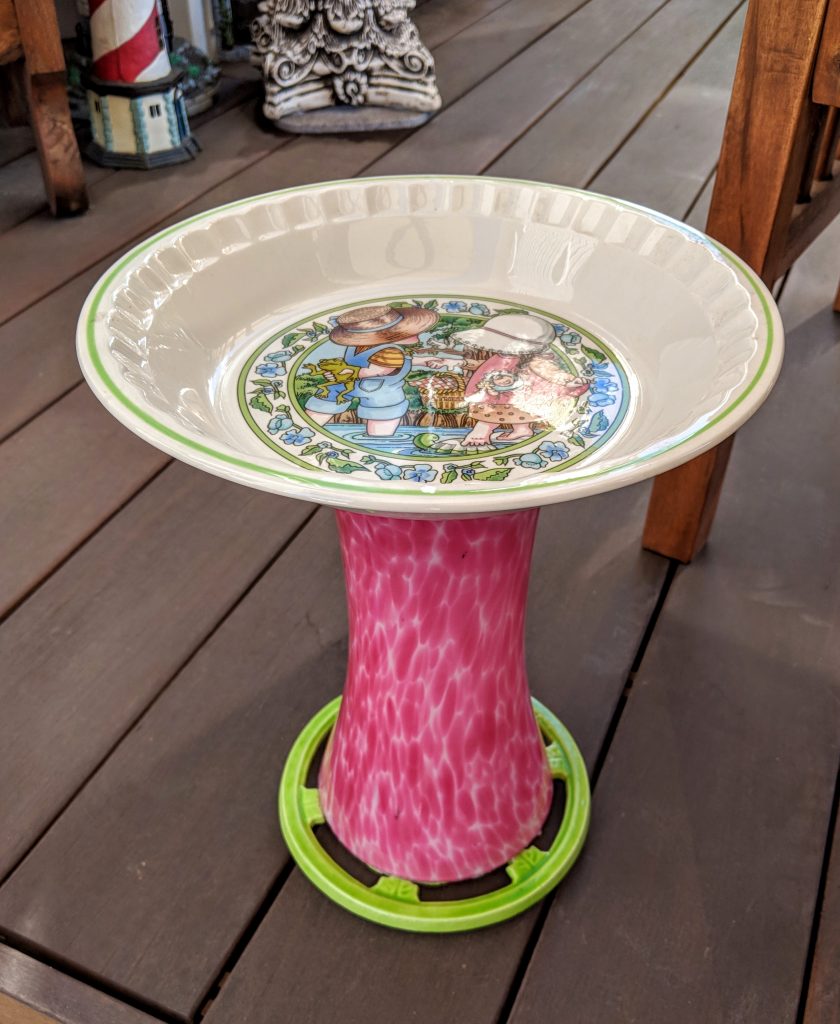 Item #0489 — Green,Pink,Blue, 13 in