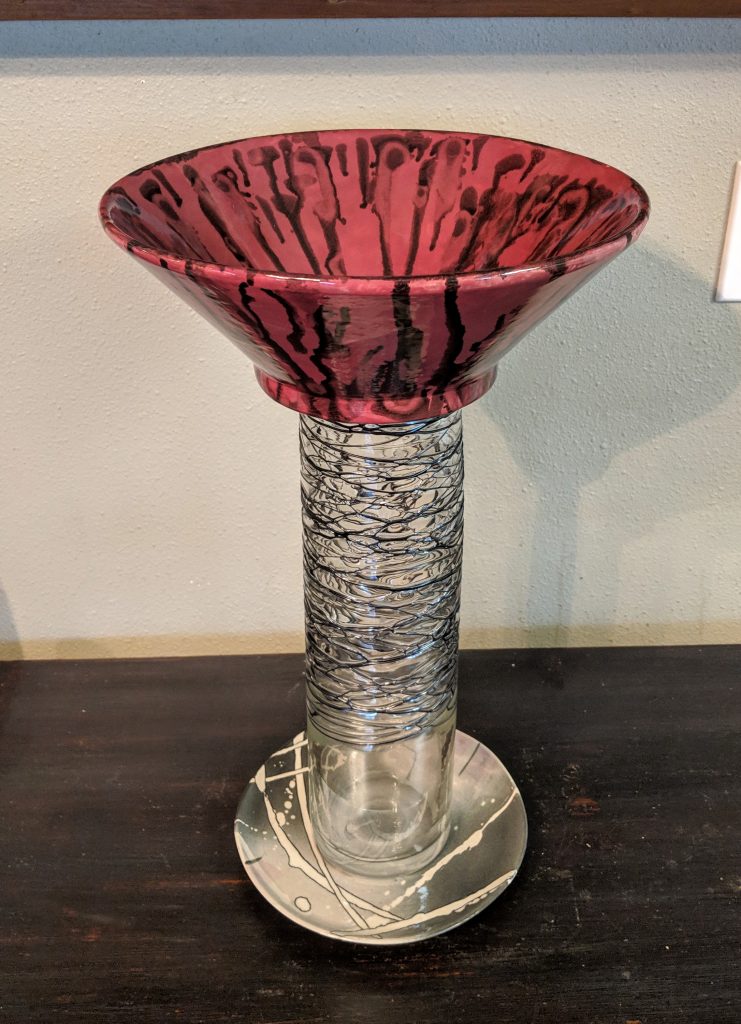 Item #0331 — Black,Pink,Purple,Clear, 21 in