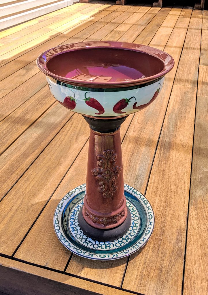 Item #0282 — Brown,Green,Red, 19 in