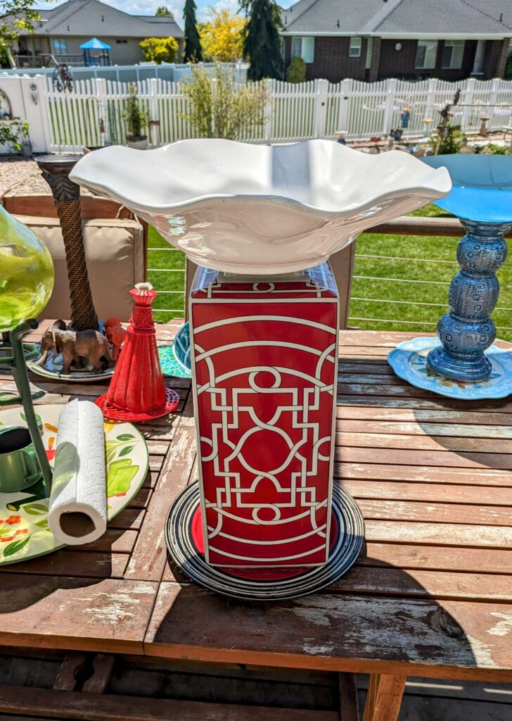 Item #0334 — Red,White, 20 in