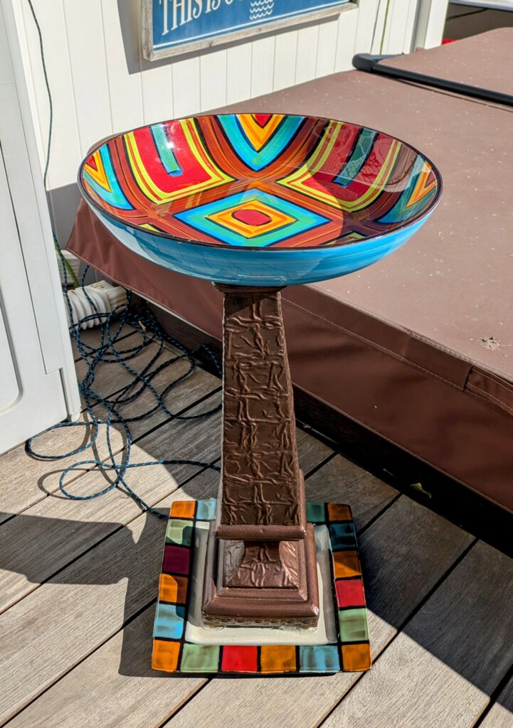 Item #0606 — Brown,Red,Blue,Copper, 24 in