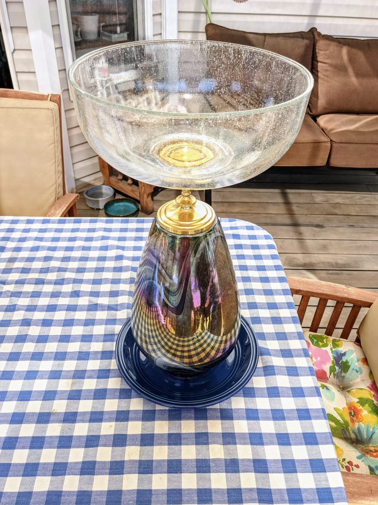 Item #0710 — Silver,Blue,Purple,Clear, 22 in